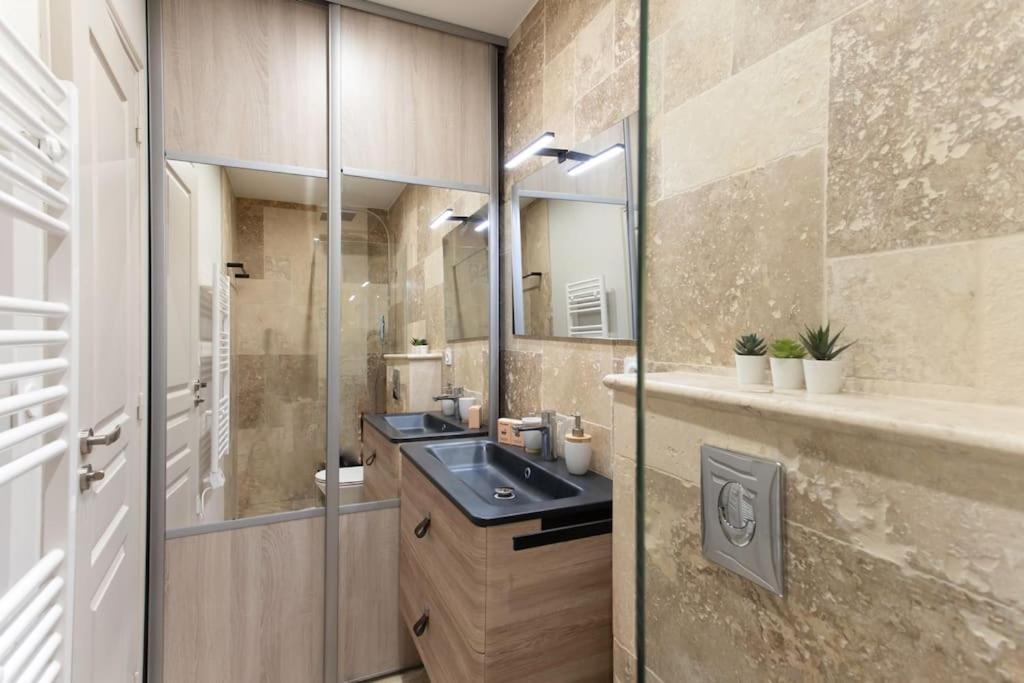 L19 1Bdr Massena Central 2Mins Sea/Promenadeac/Balcony 尼斯 外观 照片