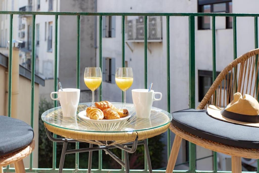 L19 1Bdr Massena Central 2Mins Sea/Promenadeac/Balcony 尼斯 外观 照片